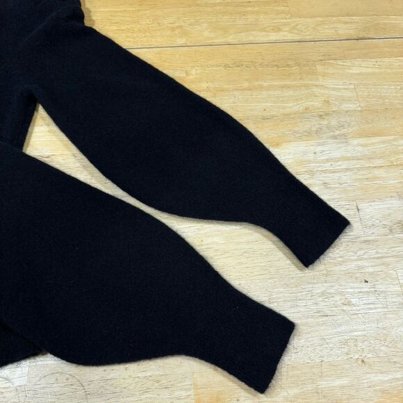 ALC Kenley Sweater Off the Shoulder Black Large Wool Alpaca Chic Modern Lux EUC - Picture 14 of 14